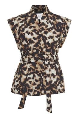 Leopard waistcoat hot sale