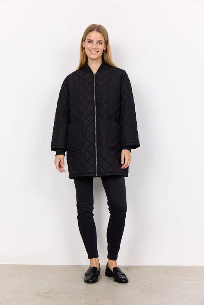 Black Quilted Jacket