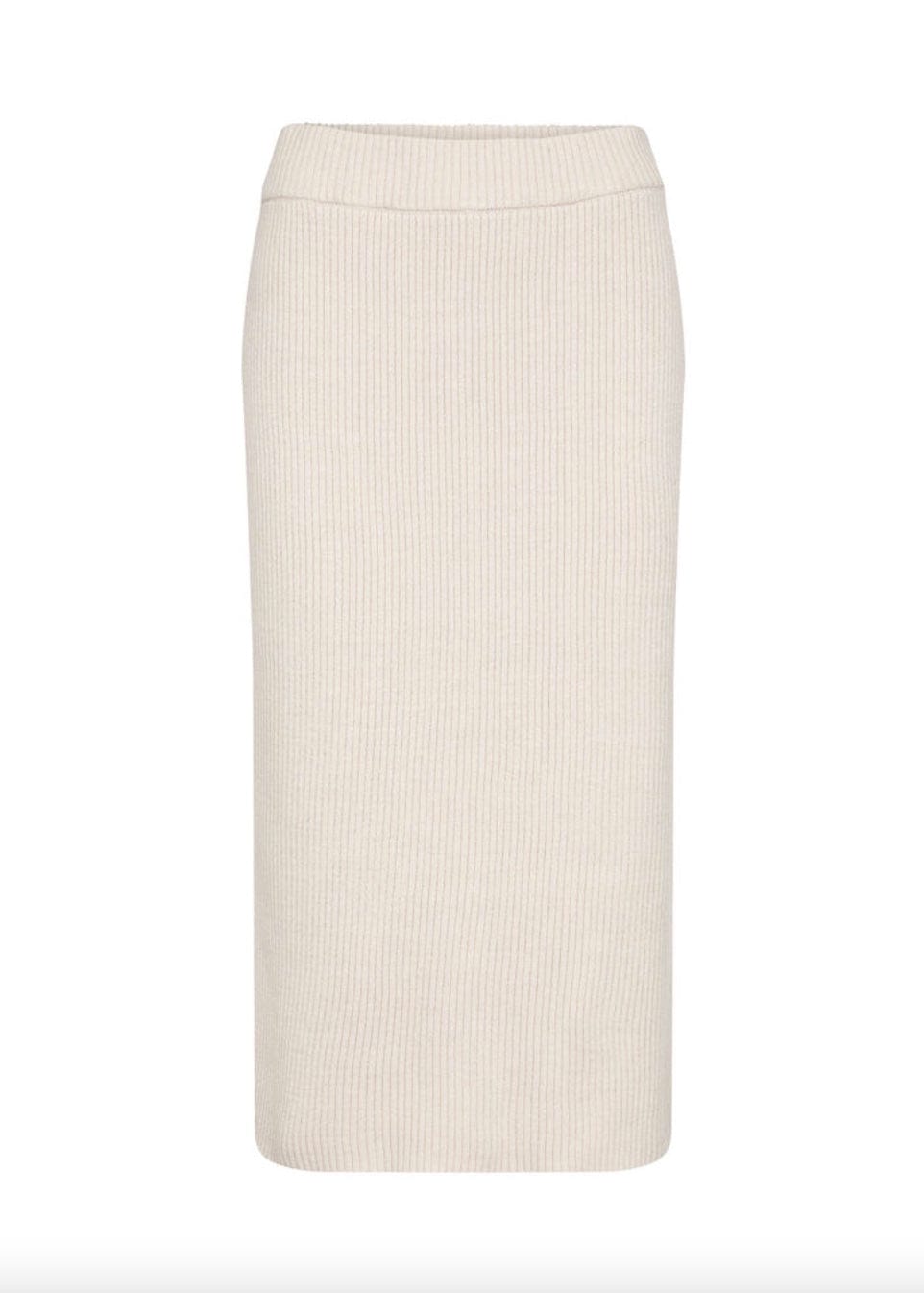 Cream Ribbed co-ord