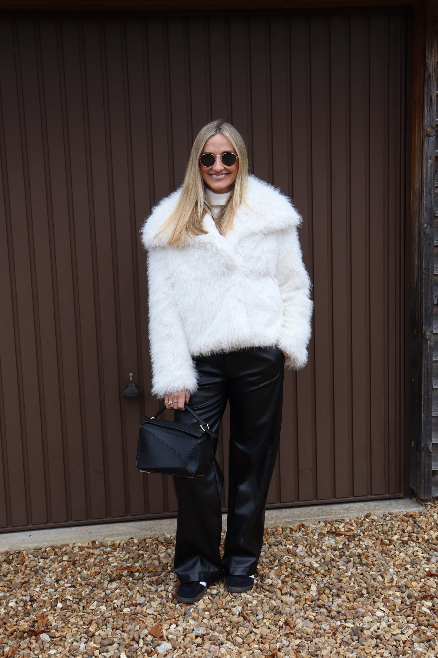 Faux Fur Jacket  - Winter White or Black