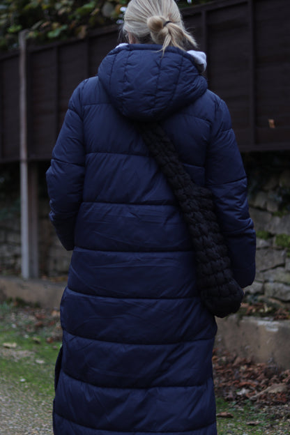 Navy Sleeping Bag Coat