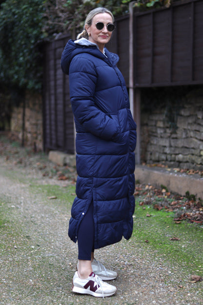 Navy Sleeping Bag Coat