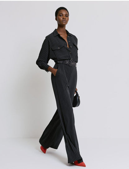 Pinstripe  Jumpsuit