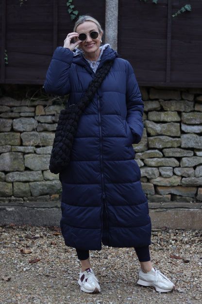 Navy Sleeping Bag Coat