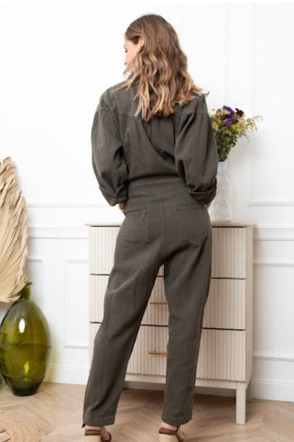 Khaki Jumpsuit