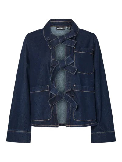 Bow Denim Jacket