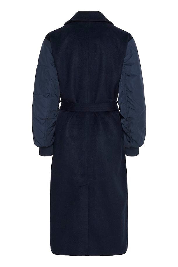 Navy Parka Style Coat