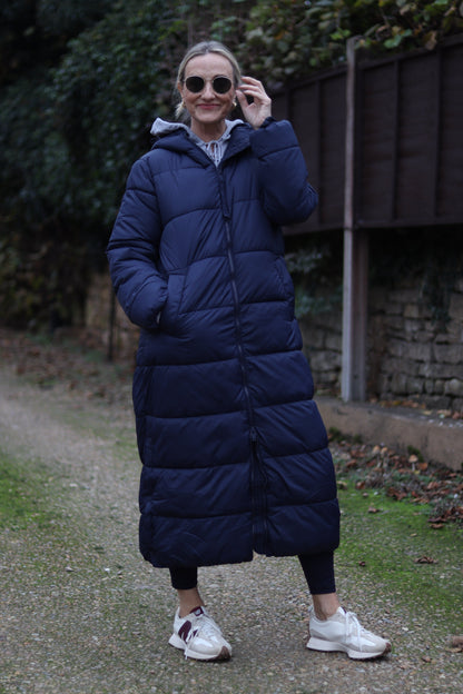 Navy Sleeping Bag Coat