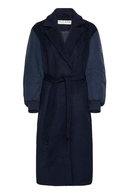 Navy Parka Style Coat