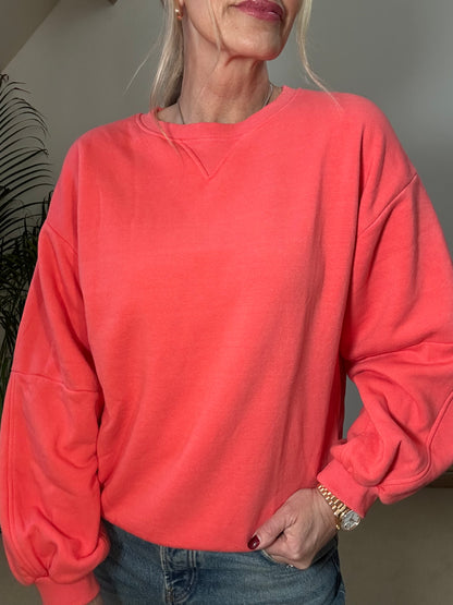 Coral Sweatshirt