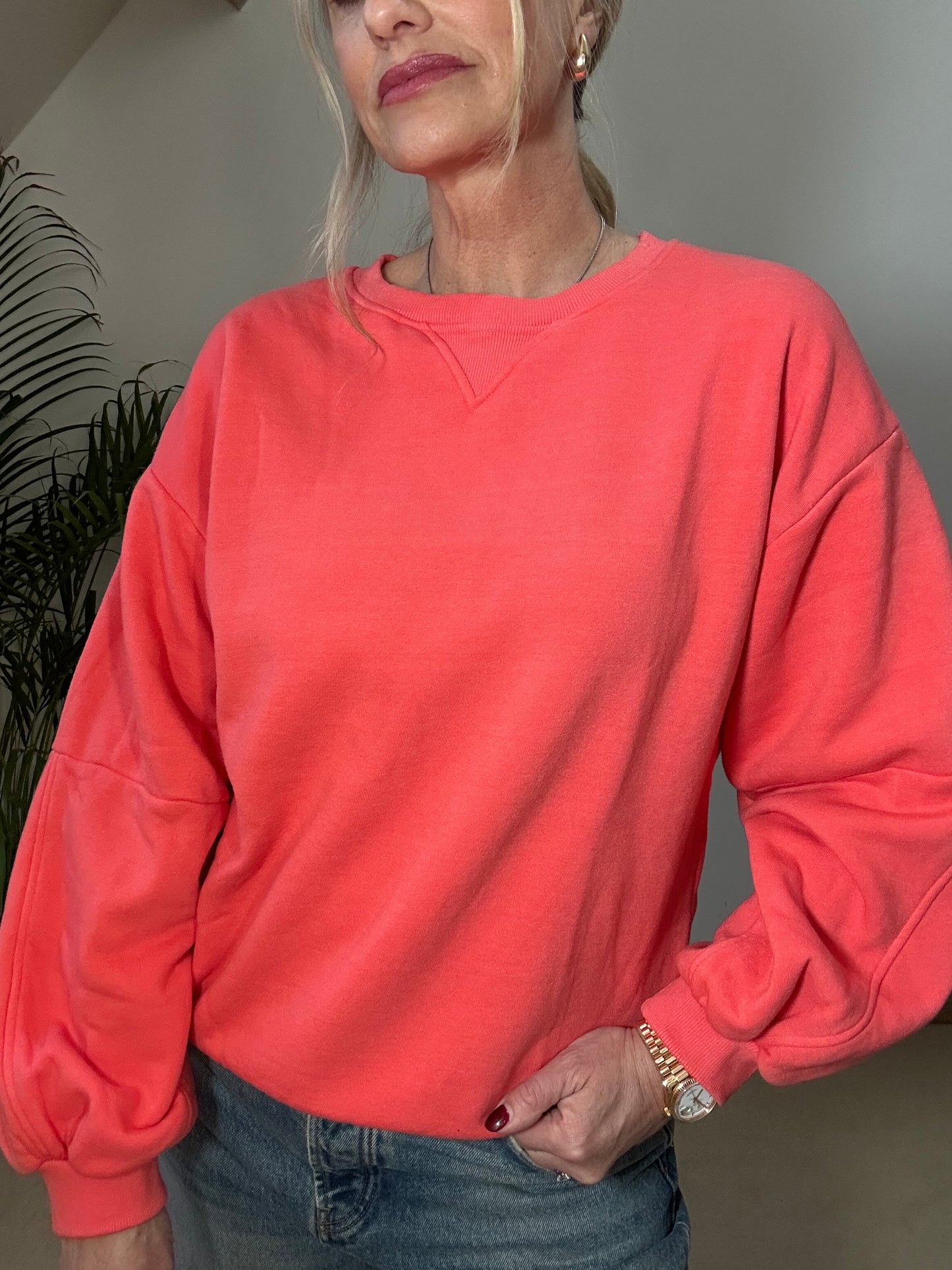 Coral Sweatshirt