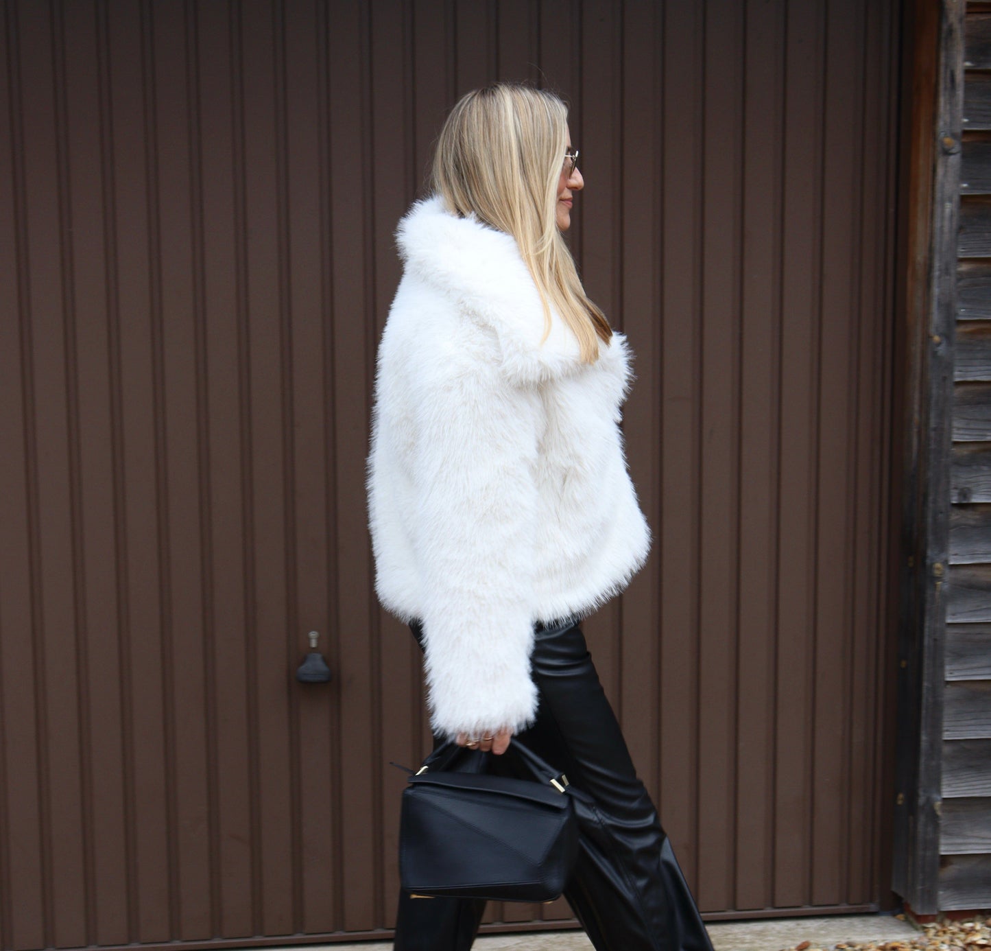 Faux Fur Jacket  - Winter White or Black