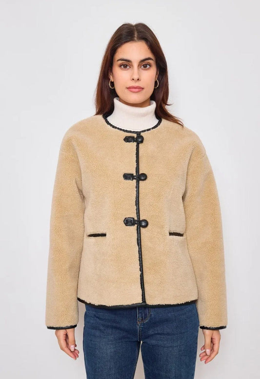 Shearling Duffle Jacket