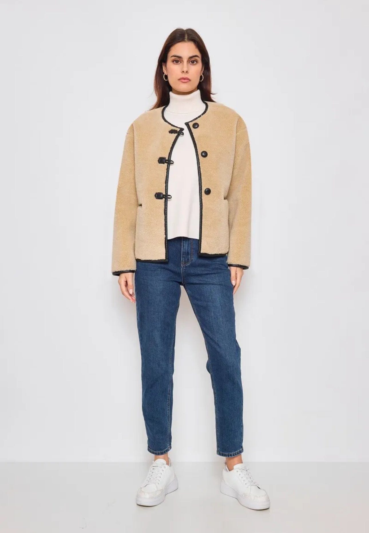 Shearling Duffle Jacket